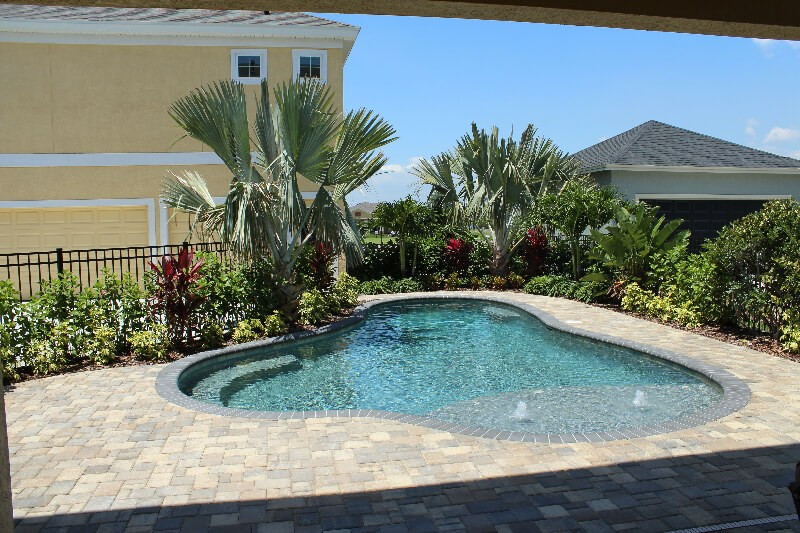 013 - Freeform Pool with Beach Entry