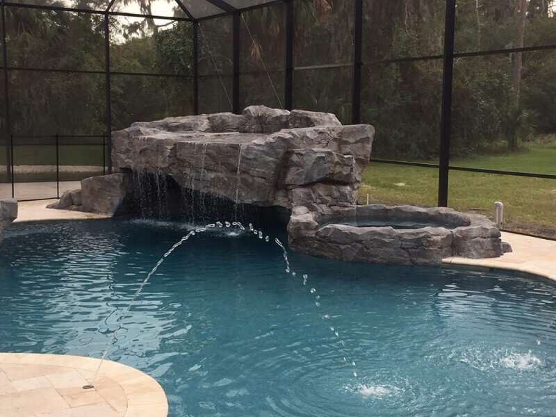 438 - Raised Grotto and Spa