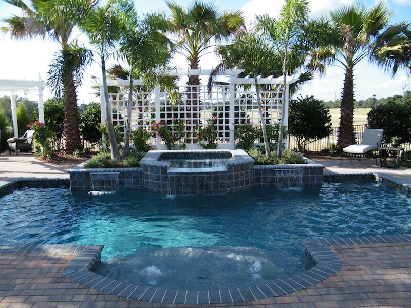 102 - Classic Pool and Raised Spa
