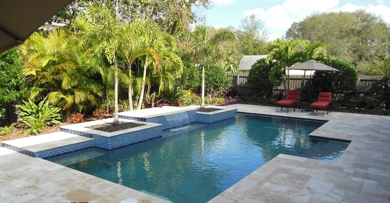 179 - Classic Pool with Raised Planters