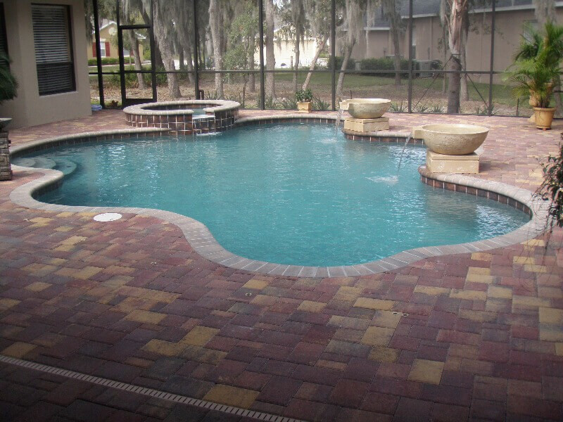 003 - Freeform Pool with Water Bowls