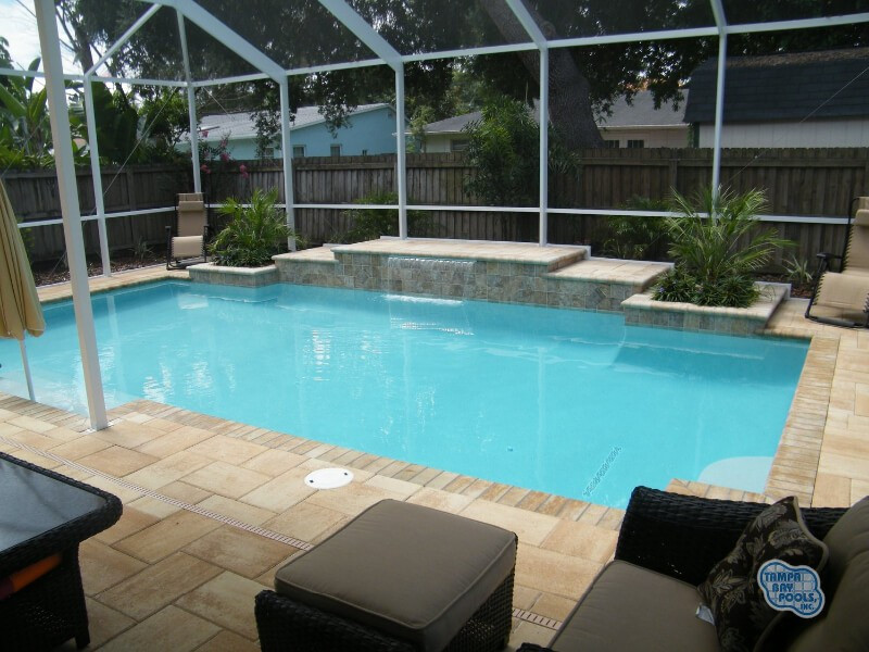 006 - Classic Pool with Raised Sheer Descent