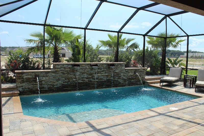 022 - Classic Pool with Raised Scupper Wall