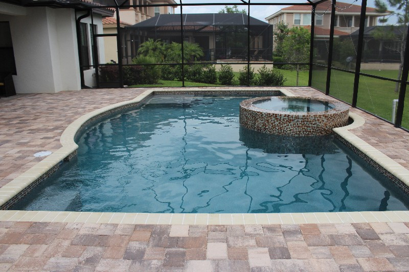 302 - Classic Pool and Raised Spa