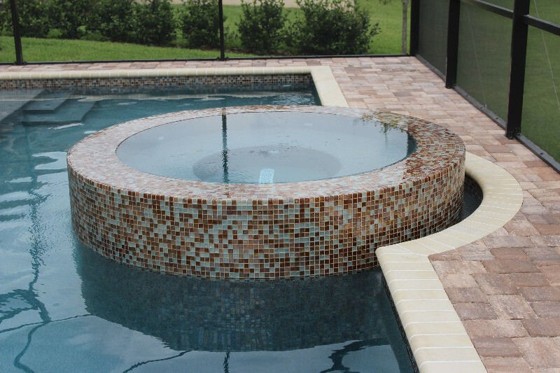 303 - Raised Round Overflow Spa