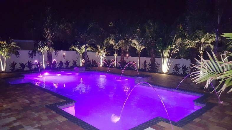 1029 - Classic Pool with LED Lighting and Deck Jets