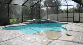 Freeform-pool-with-raised-circular-spa
